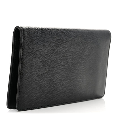 Chanel Caviar Timeless CC Yen Wallet Black 3 of 9