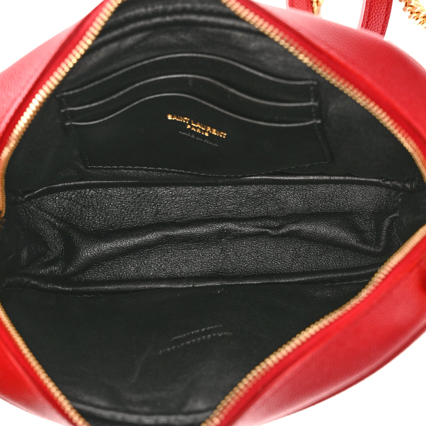 Grain De Poudre Matelasse Monogram Mini Lou Camera Bag Eros Red
