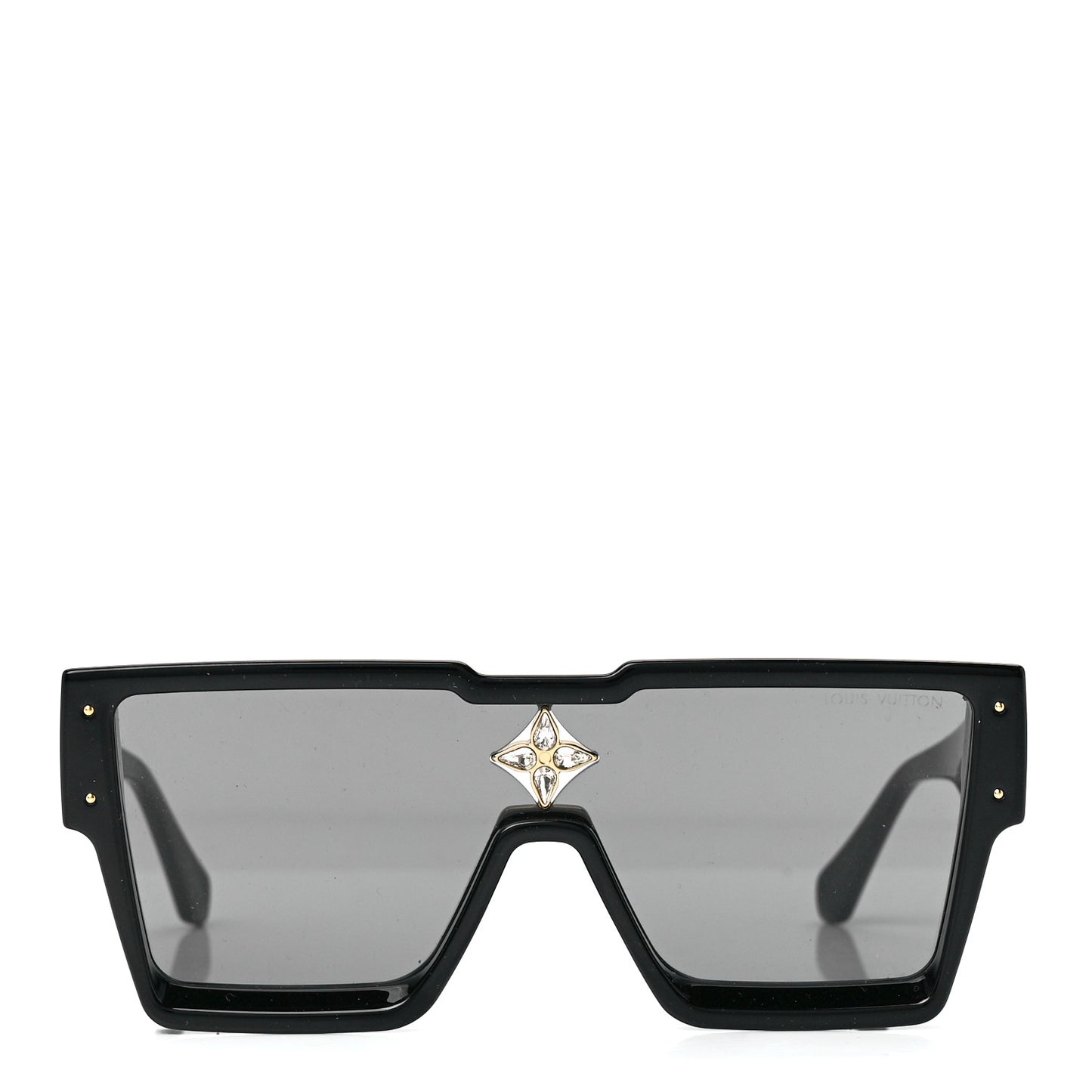Acetate Swarovski Crystal Cyclone Sunglasses Z1578W Black