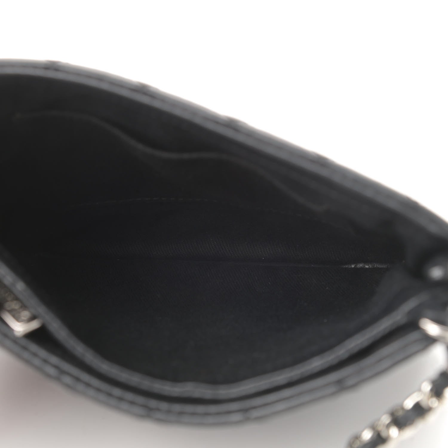 Chanel Aged Calfskin Quilted Crossbody Bag Black 5 of 10