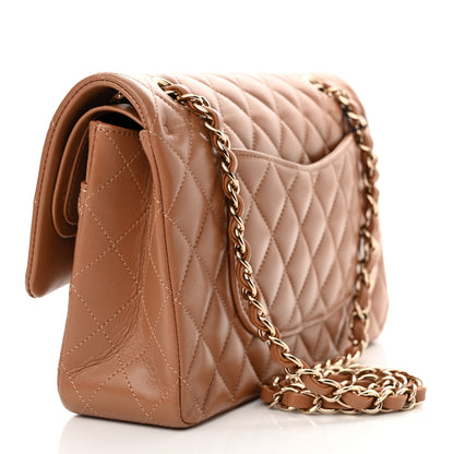 Chanel Lambskin Quilted Medium Double Flap Brown 3 of 12