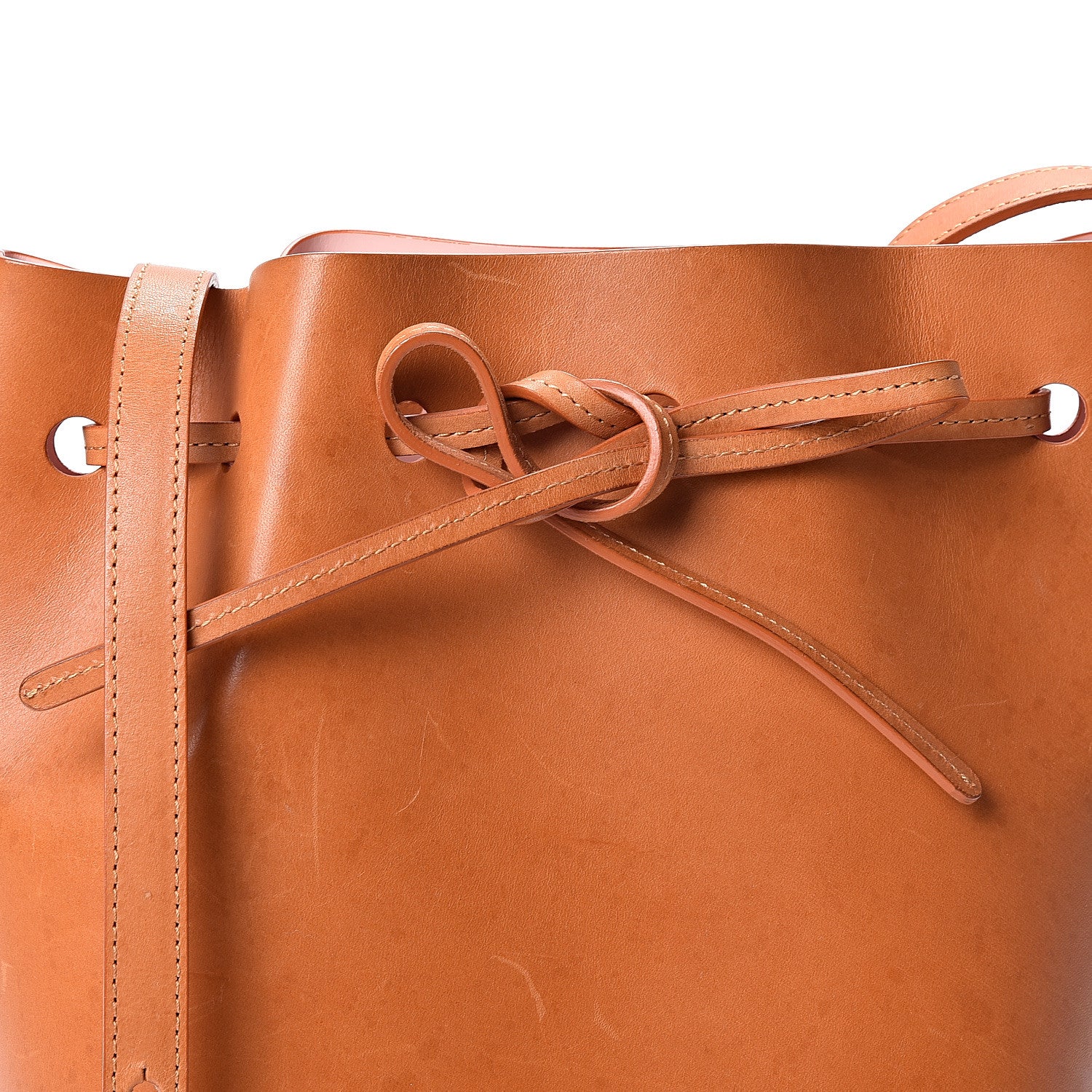 Mansur Gavriel Calfskin Mini Bucket Bag Cammello Rosa 5 of 9