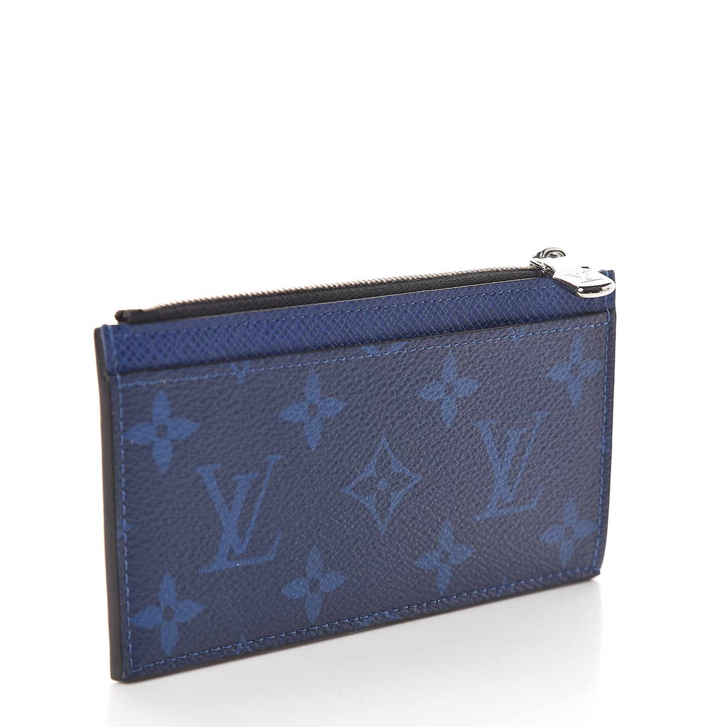Monogram Taiga Coin Card Holder Cobalt