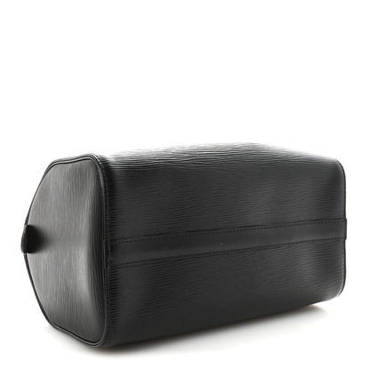 Louis Vuitton Epi Speedy 25 Black 4 of 10