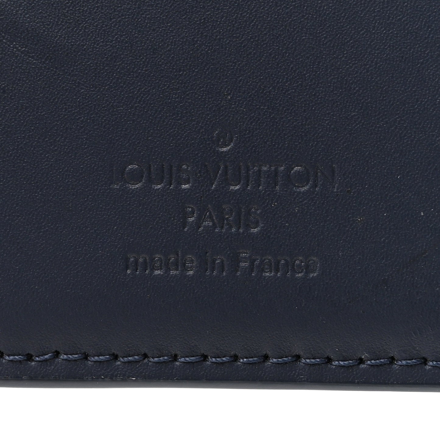 Calfskin Monogram Shadow Pocket Organizer Blue