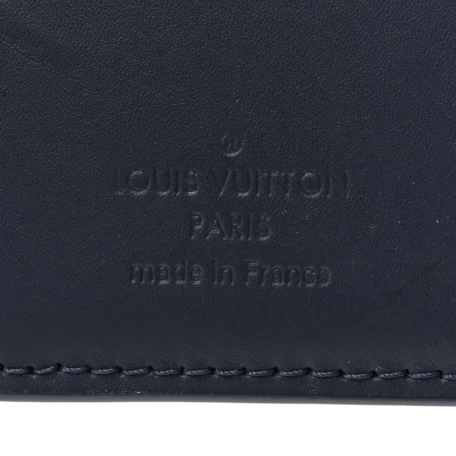 Louis Vuitton Calfskin Monogram Shadow Pocket Organizer Blue 6 of 9