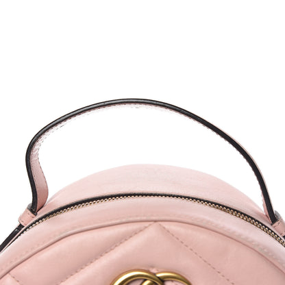Gucci Calfskin Matelasse GG Marmont Dome Backpack Perfect Pink 8 of 18
