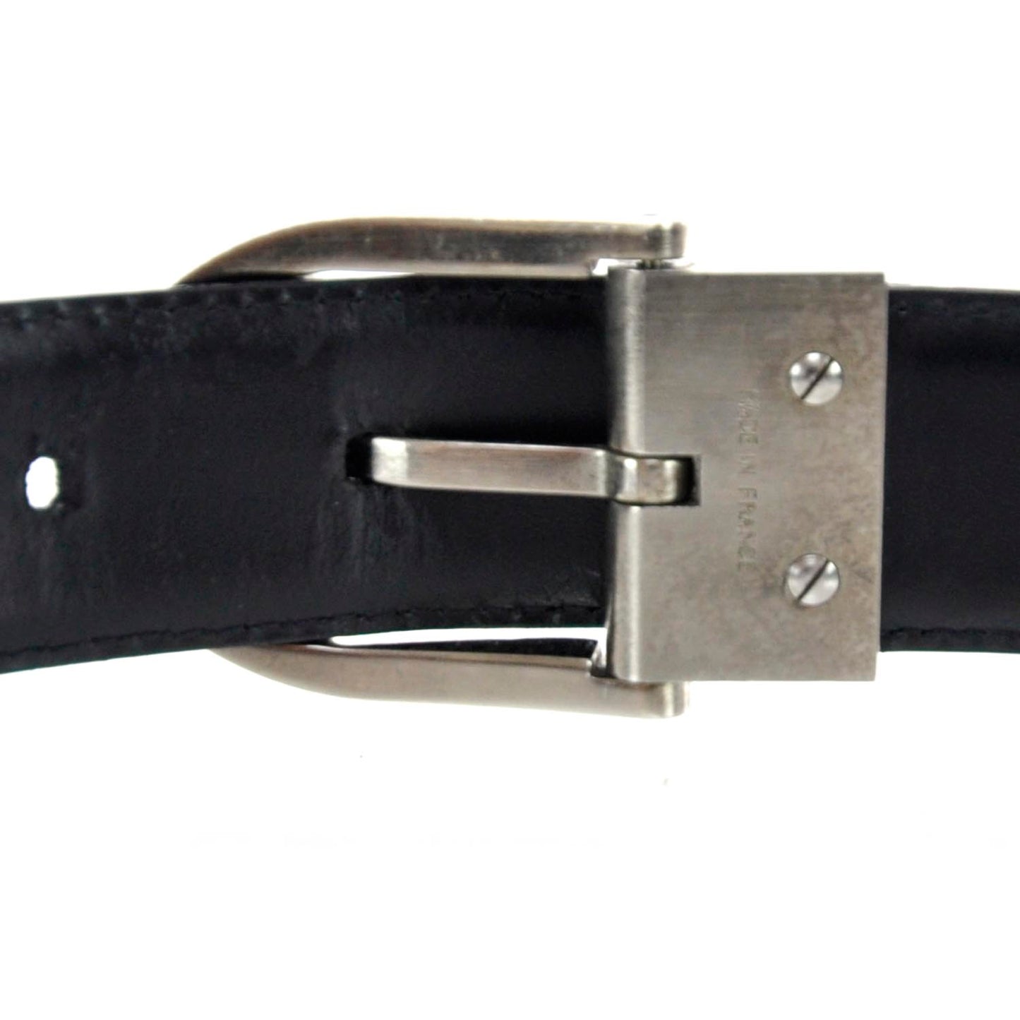 Taiga Leather Classique Belt Black 110 44