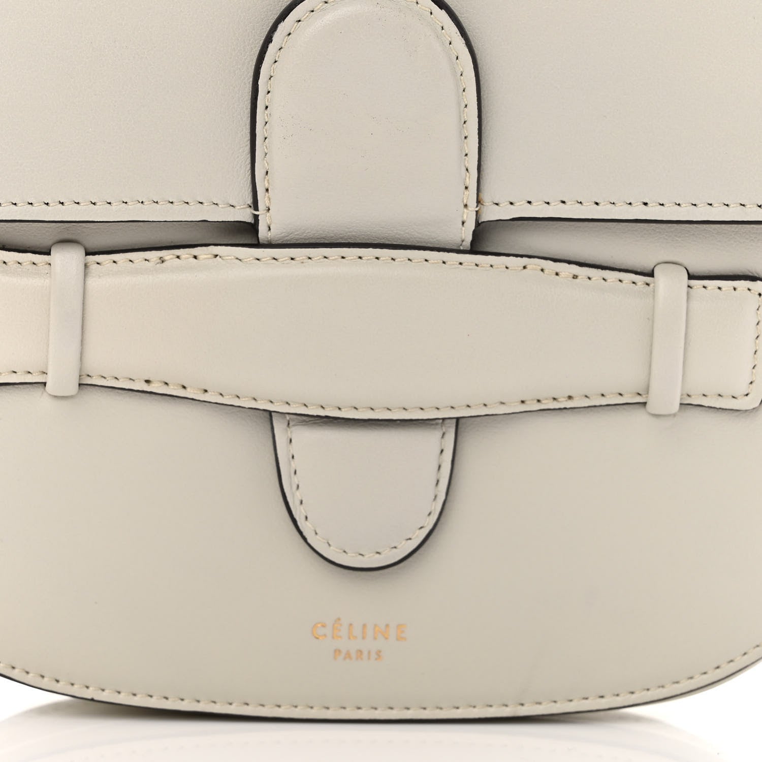 Celine Smooth Calfskin Mini Symmetrical Bag White 8 of 10