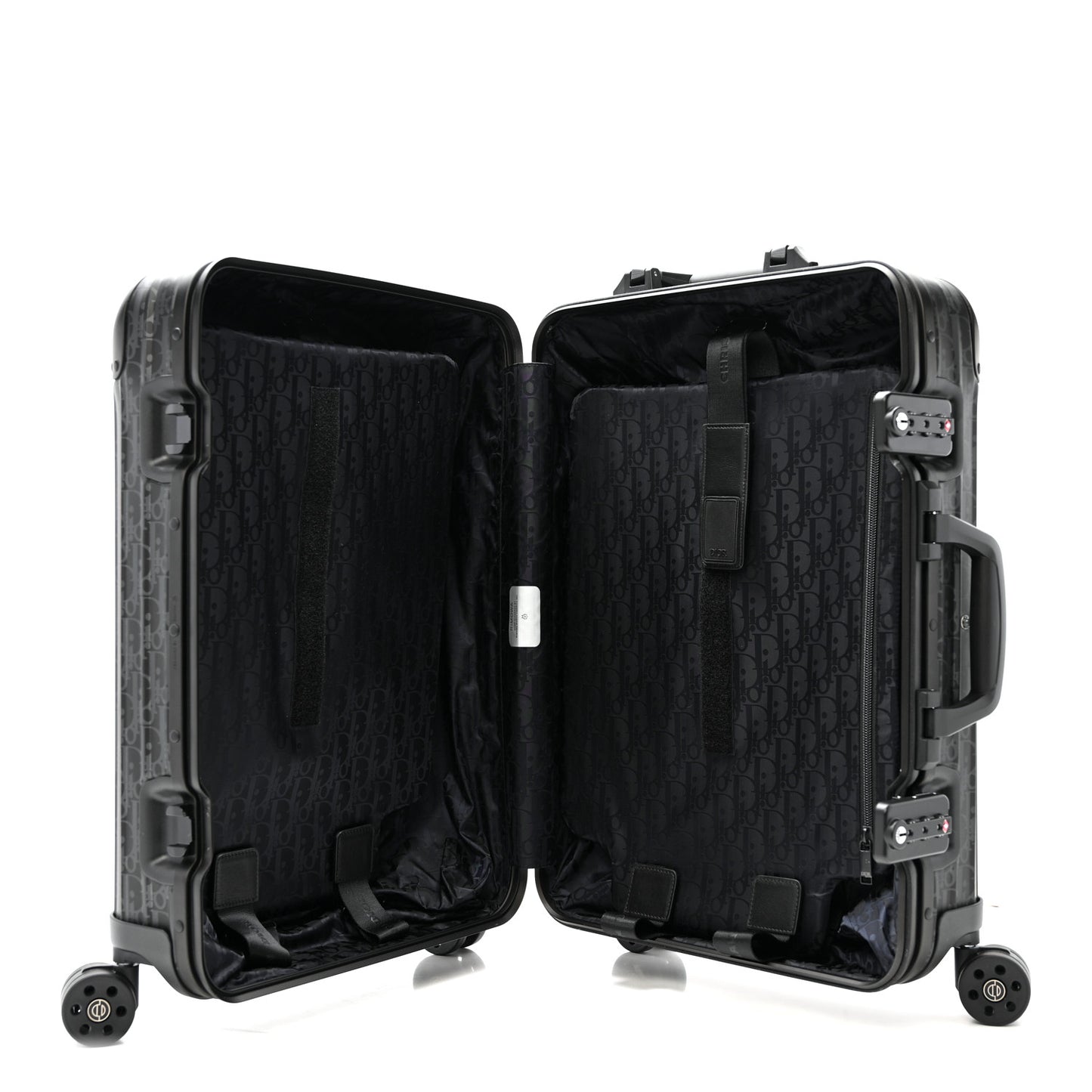 X RIMOWA Aluminum Gradient Original Cabin Luggage Black