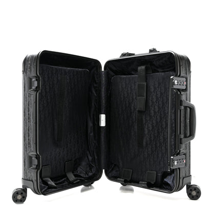 Christian Dior X RIMOWA Aluminum Gradient Original Cabin Luggage Black 4 of 12
