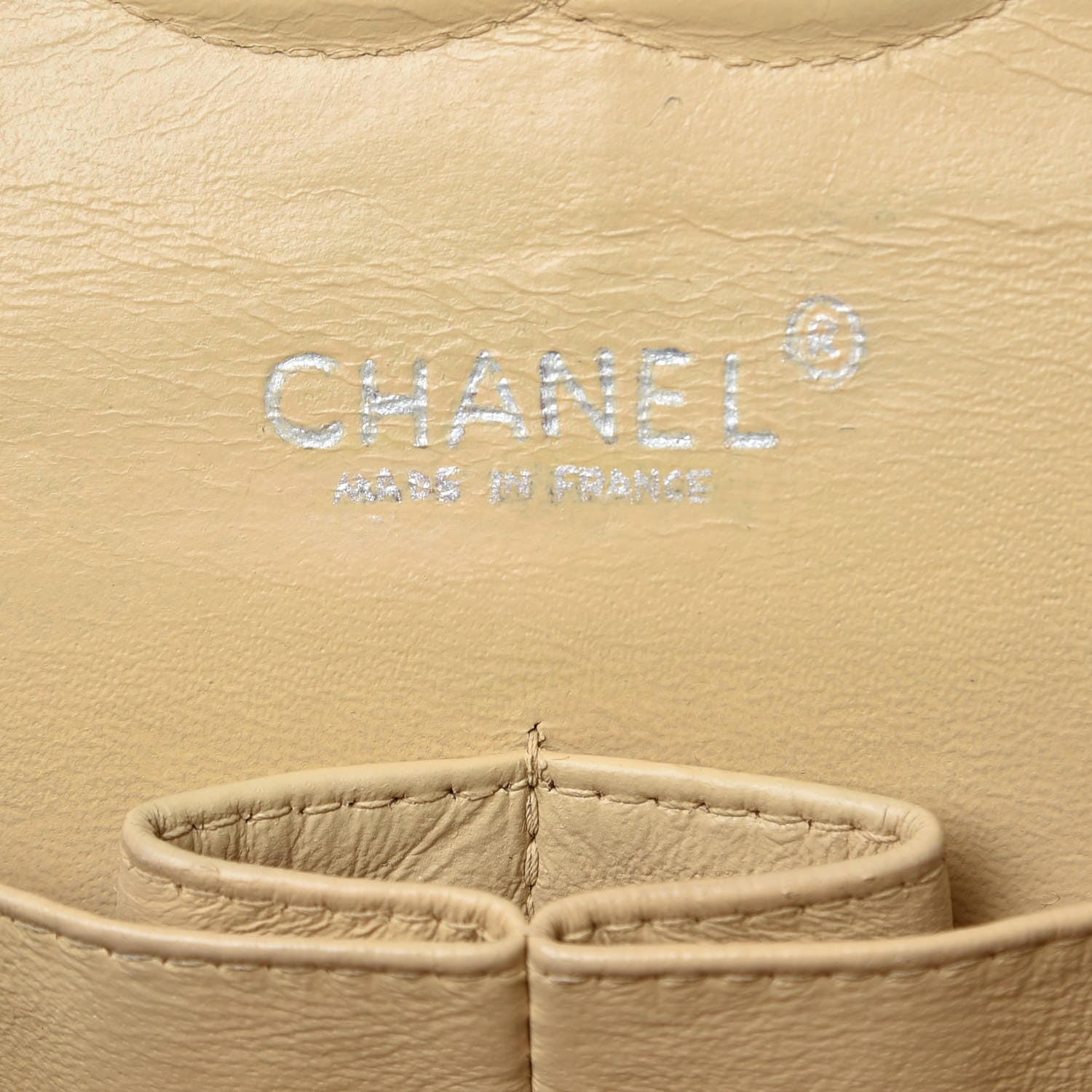 Chanel Caviar Quilted Medium Double Flap Beige Clair 6 of 16