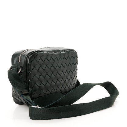 Bottega Veneta Calfskin Intrecciato Small Camera Bag Dark Green 2 of 11