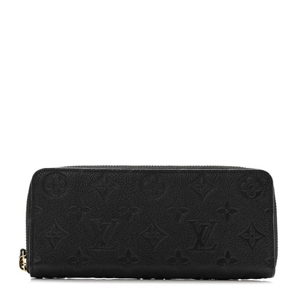 Louis Vuitton Empreinte Clemence Wallet Black 1 of 9