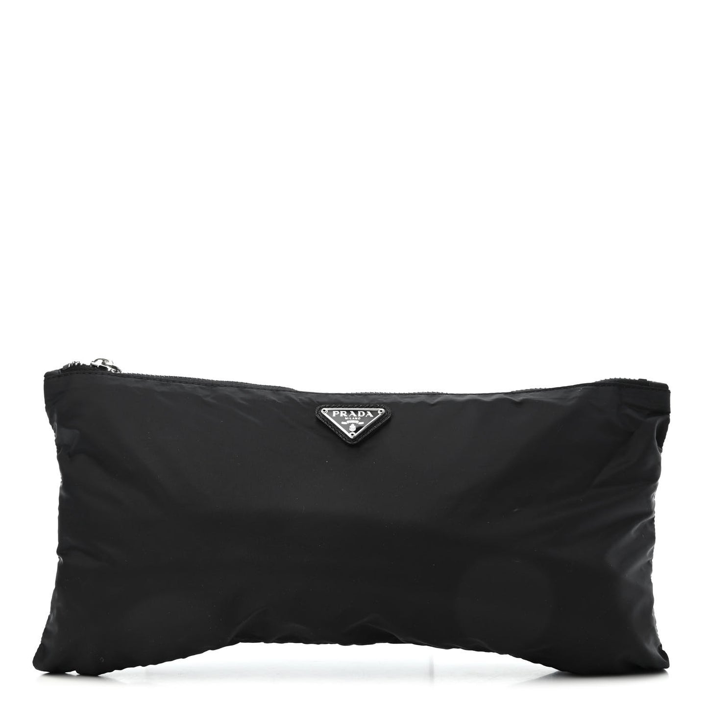 Tessuto Nylon Small Flat Pouch Black