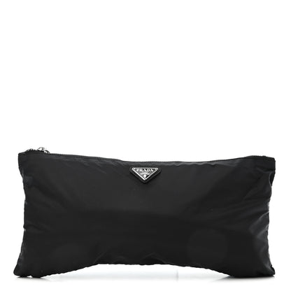 Prada Tessuto Nylon Small Flat Pouch Black 1 of 4