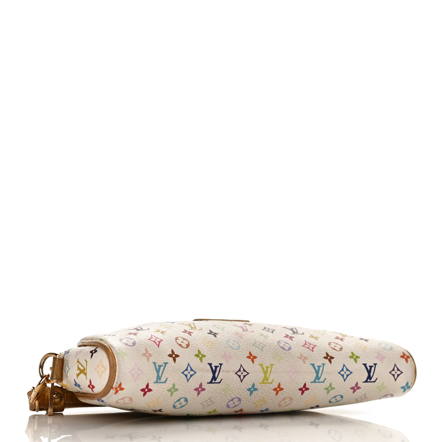 Louis Vuitton Monogram Multicolor Kate Clutch White 5 of 11