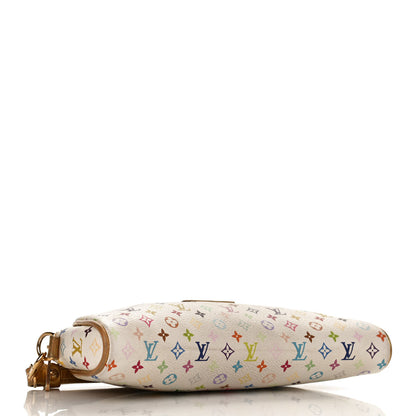 Louis Vuitton Monogram Multicolor Kate Clutch White 5 of 11