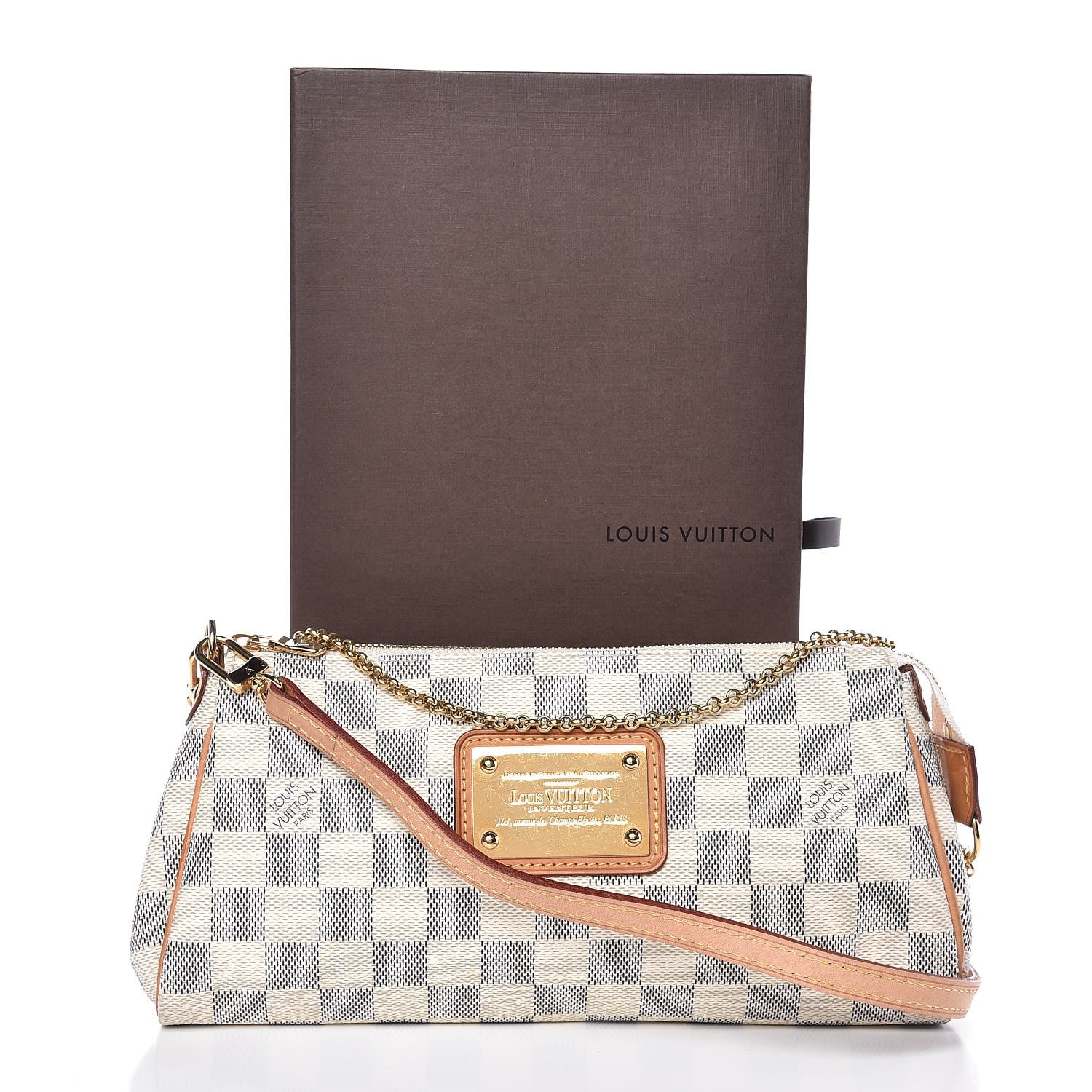 Louis Vuitton Damier Azur Eva Clutch 9 of 9