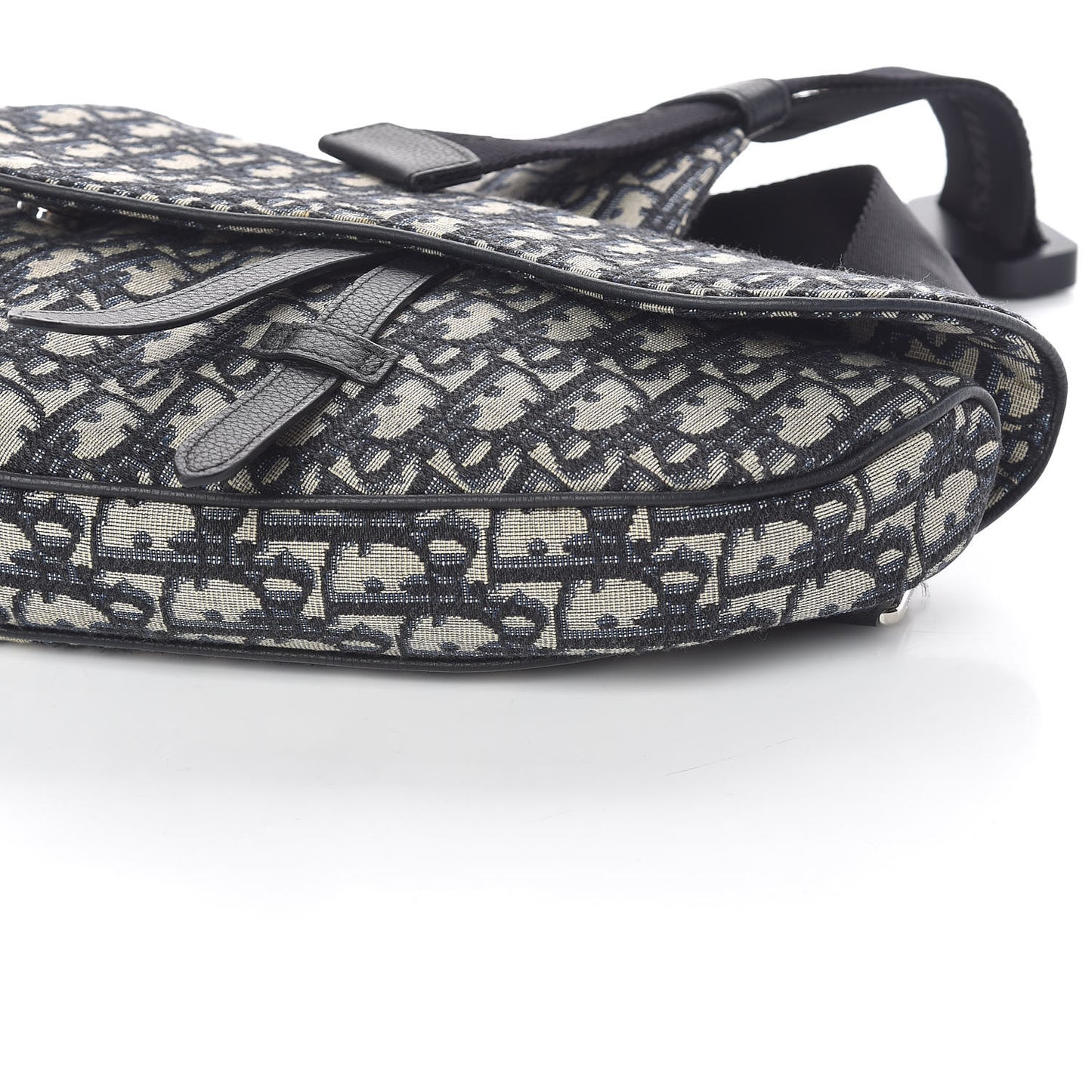 Oblique Mens Saddle Bag Blue