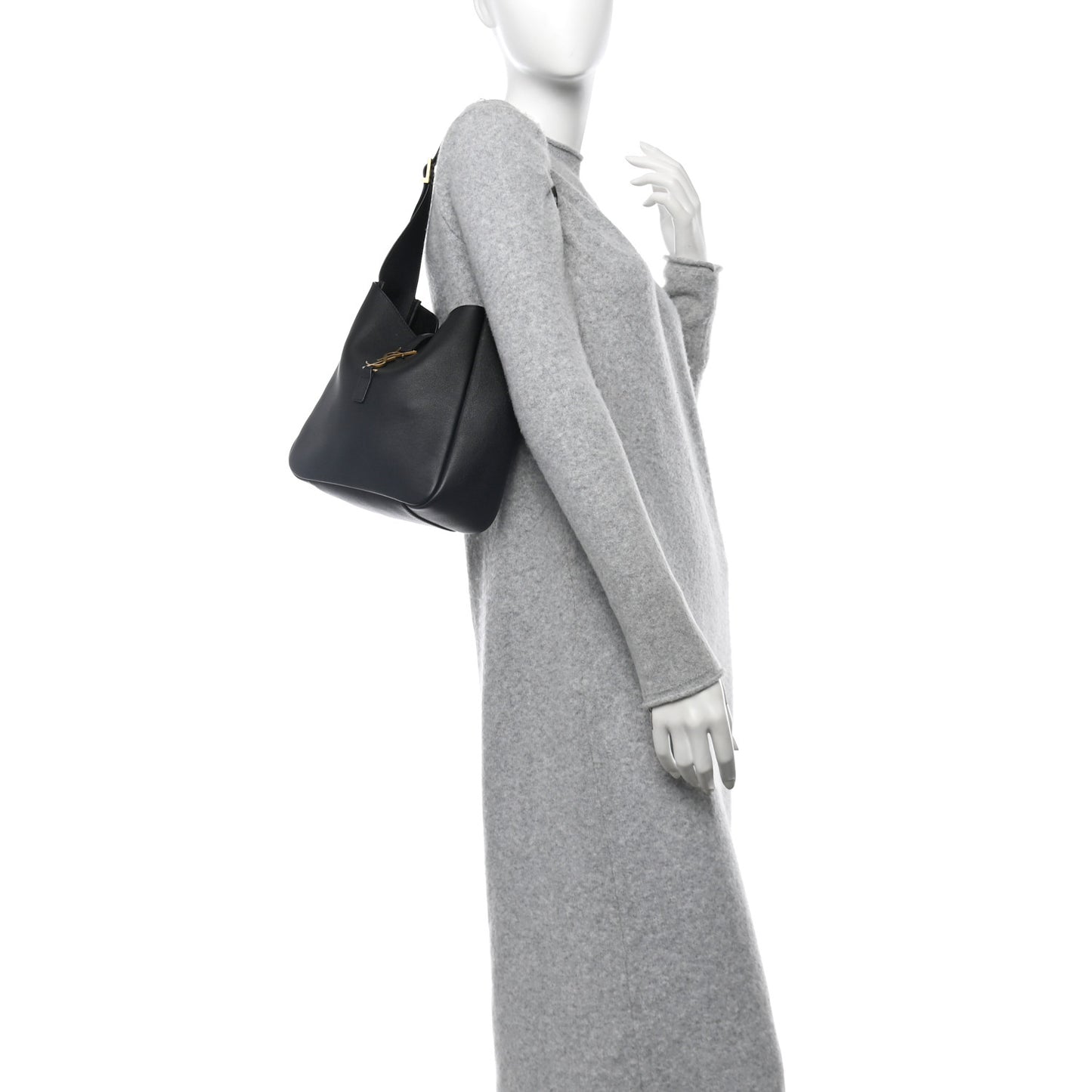 Smooth Calfskin Small Le 5 A 7 Soft Hobo Black