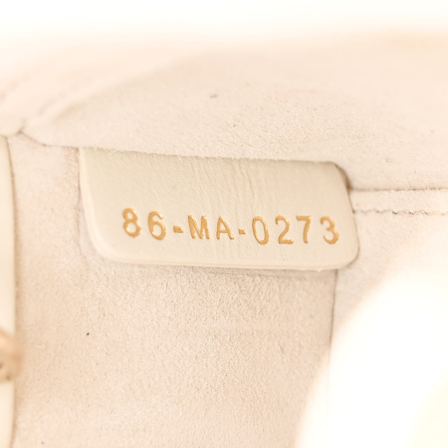 Lambskin Cannage Micro Lady D-Joy Latte