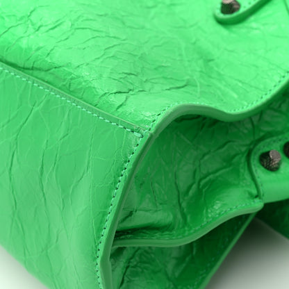 Balenciaga Agneau Arena Small Neo Cagole City Handbag Vivid Green 12 of 12