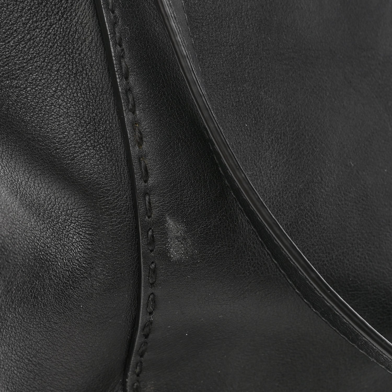 Prada City Calf Small Hand Stitched Galleria Double Zip Tote Black 10 of 11
