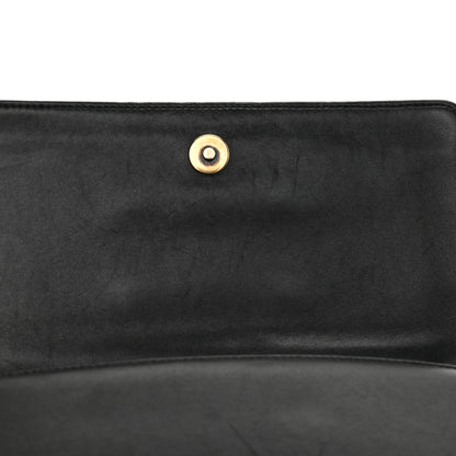 Chanel Lambskin Quilted Horizontal Boy Brick Studded Flap Black 11 of 15