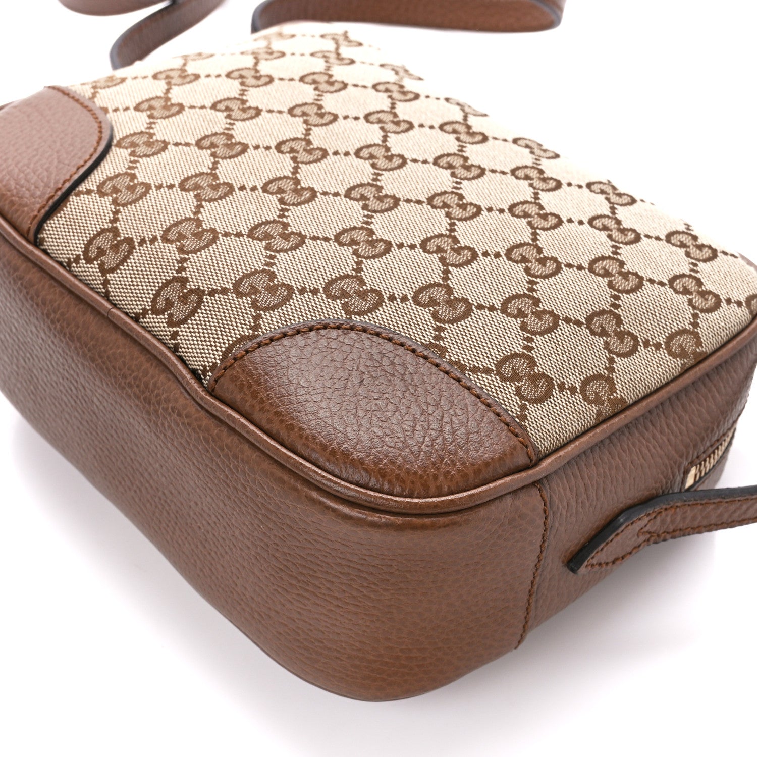 Gucci Monogram Mini Bree Messenger Bag Beige Tabacco 11 of 11