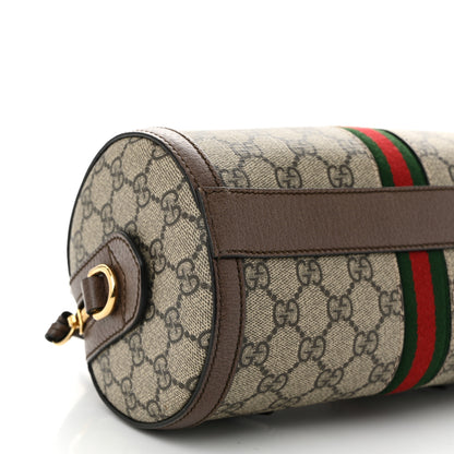 Gucci GG Supreme Monogram Web Small Ophidia Boston Bag Beige New Acero 9 of 11