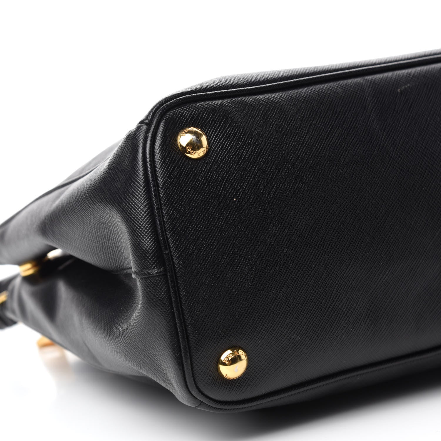 Prada Saffiano Small Galleria Double Zip Tote Black 6 of 11