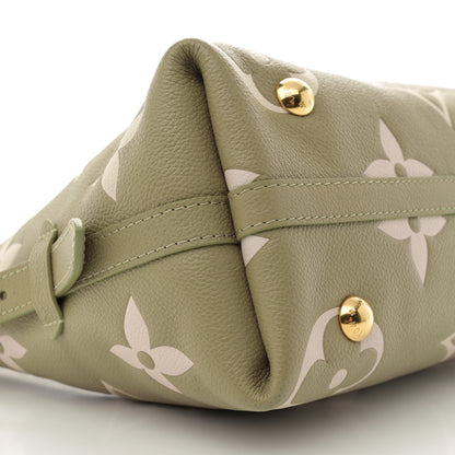 Louis Vuitton Empreinte Monogram Giant CarryAll PM Khaki Creme 9 of 10