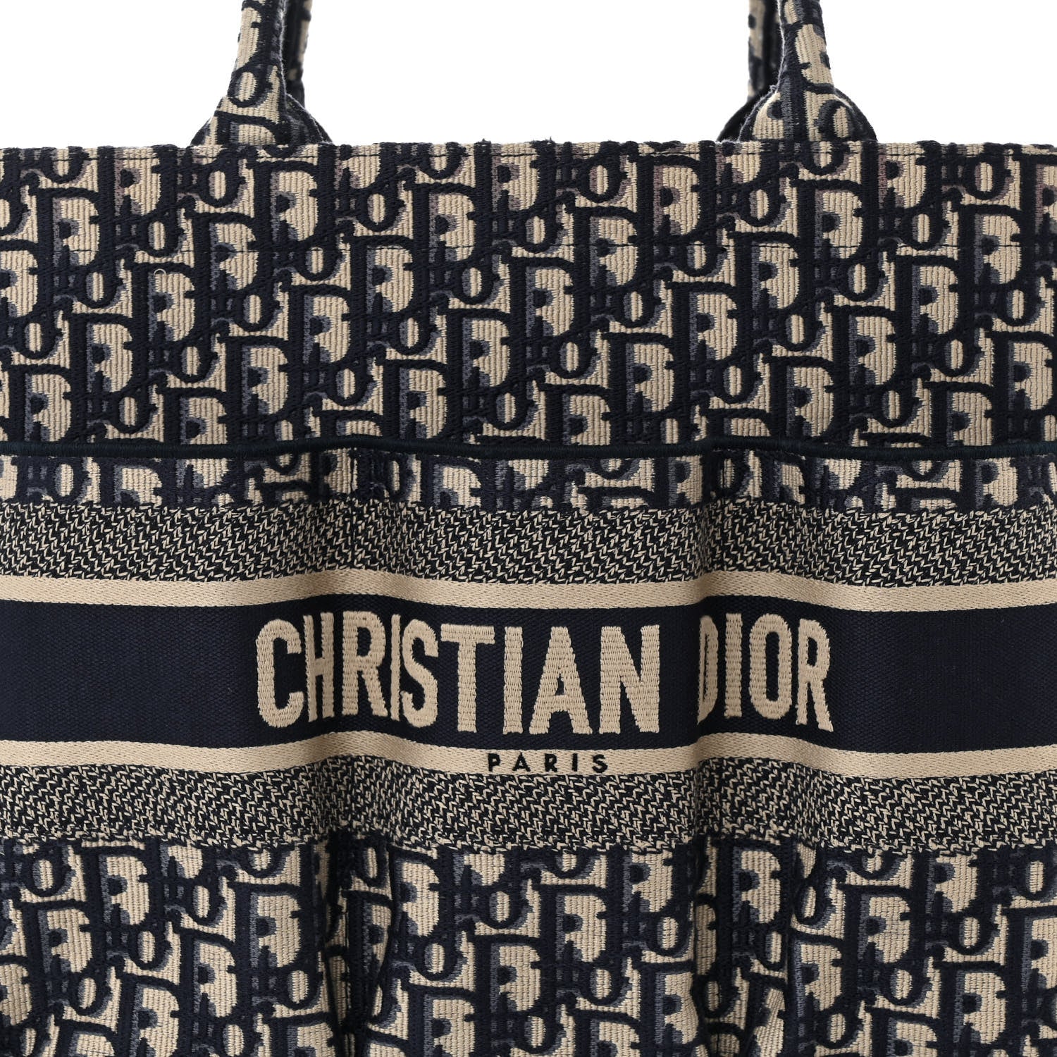 Christian Dior Oblique Catherine Tote Blue 8 of 10