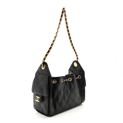 Chanel Caviar Quilted Mini Chanel 25 Handbag Black 3 of 11