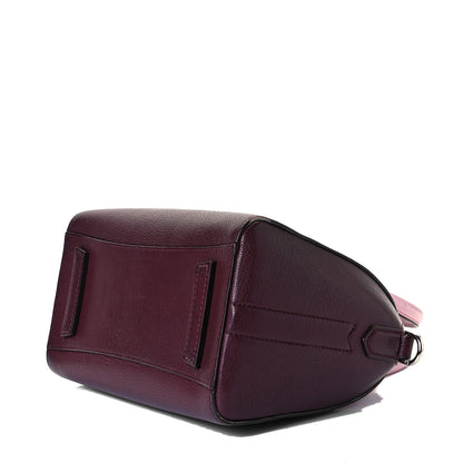 Givenchy Sugar Goatskin Mini Tri-Color Antigona Burgundy Pink White 7 of 16