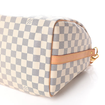Louis Vuitton Damier Azur Speedy Bandouliere 30 9 of 11