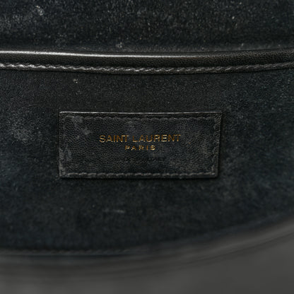 Saint Laurent Smooth Calfskin Medium Charlie Shoulder Bag Black 7 of 11