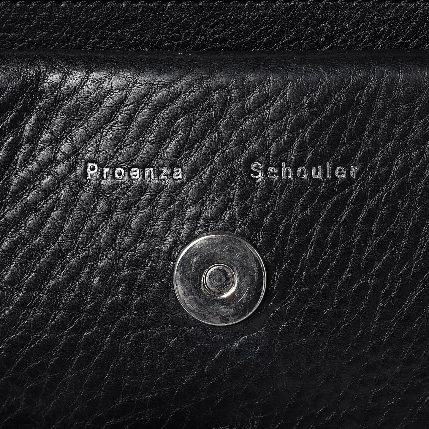 Calfskin PS11 Classic Shoulder Bag Black