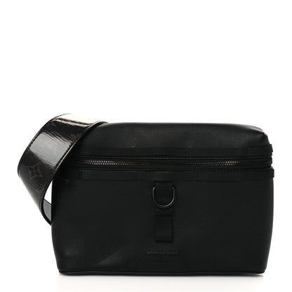 Louis Vuitton Cuir Monogram Eclipse Messenger PM Dark Infinity 1 of 6