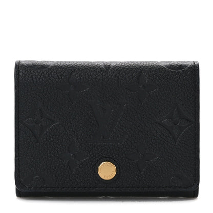 Louis Vuitton Empreinte Business Card Holder Black 1 of 7