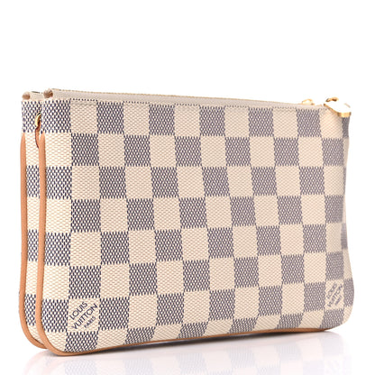 Louis Vuitton Damier Azur Double Zip Pochette 4 of 11