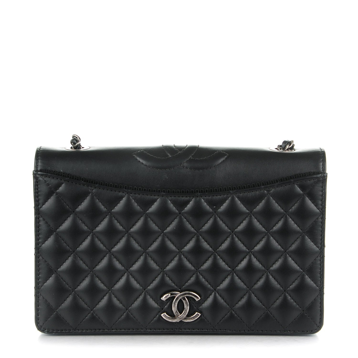 Chanel Calfskin Quilted Small Ballerine Flap Black 1 of 10