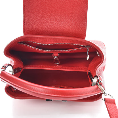 Louis Vuitton Taurillon Capucines BB Rubis 5 of 12
