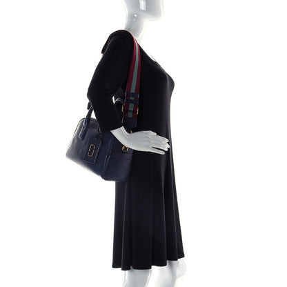 Marc Jacobs Pebbled Calfskin Gotham Bauletto Satchel Blue 2 of 12