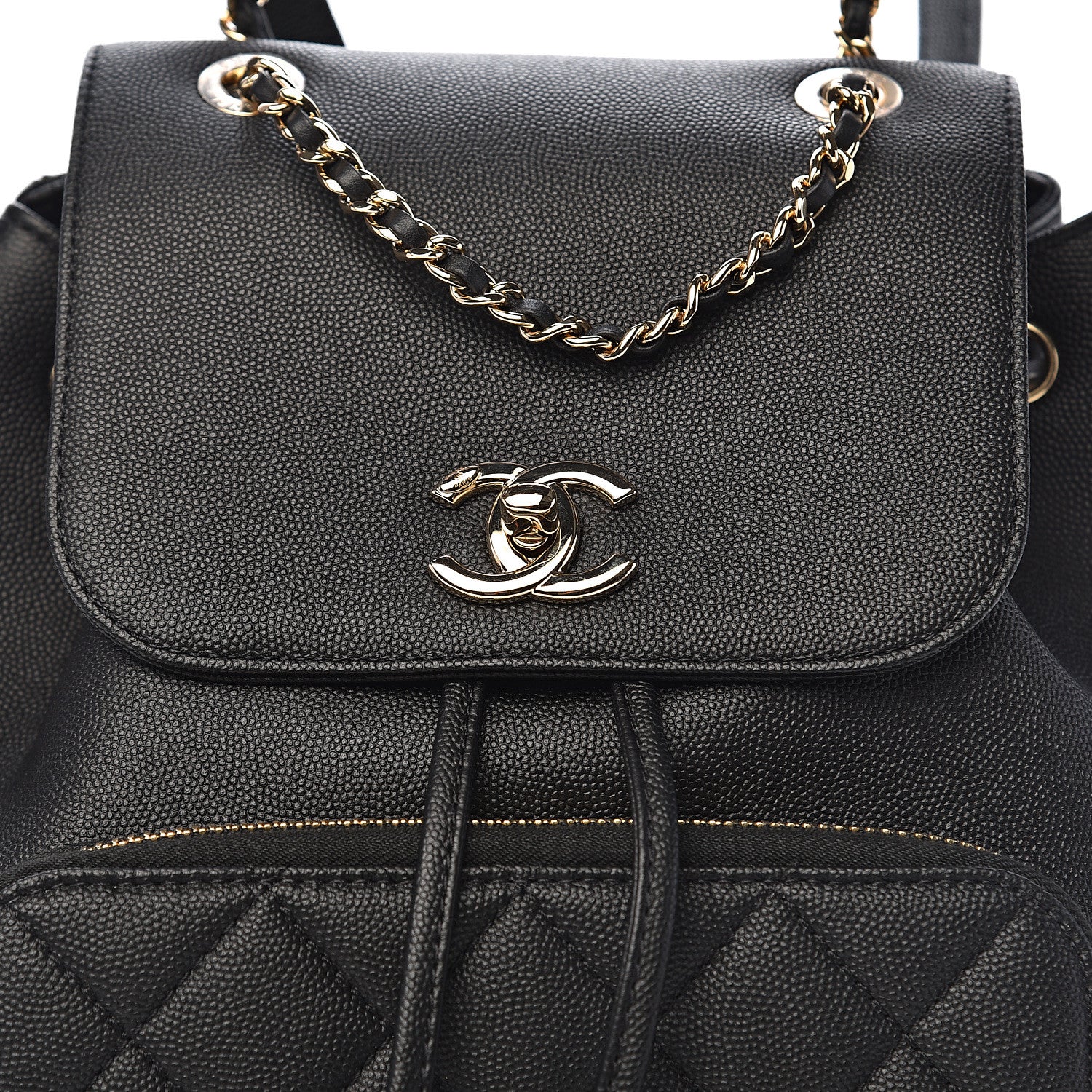 Chanel Caviar Quilted Business Affinity Backpack Black 9 of 9