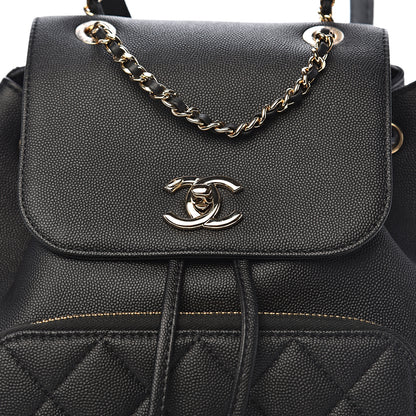 Chanel Caviar Quilted Business Affinity Backpack Black 9 of 9