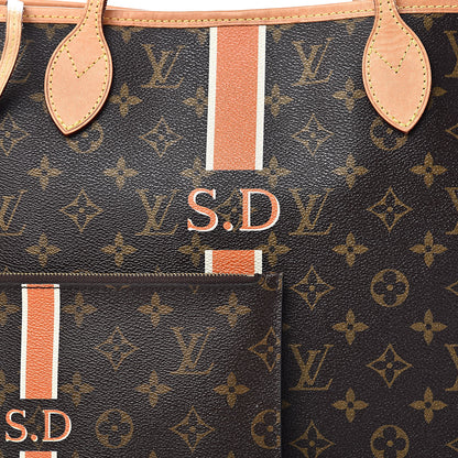 Louis Vuitton Monogram My LV Heritage Neverfull MM Orange and White 13 of 13