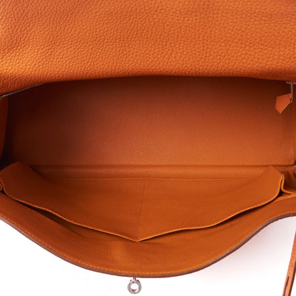 Hermes Togo Kelly Retourne 35 Orange 13 of 32