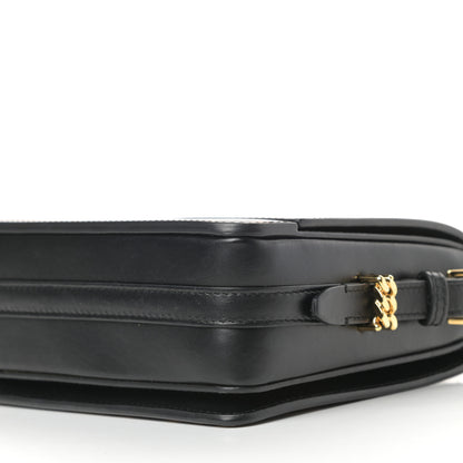 Burberry Calfskin Leopard Small Grace Bag Black 8 of 9